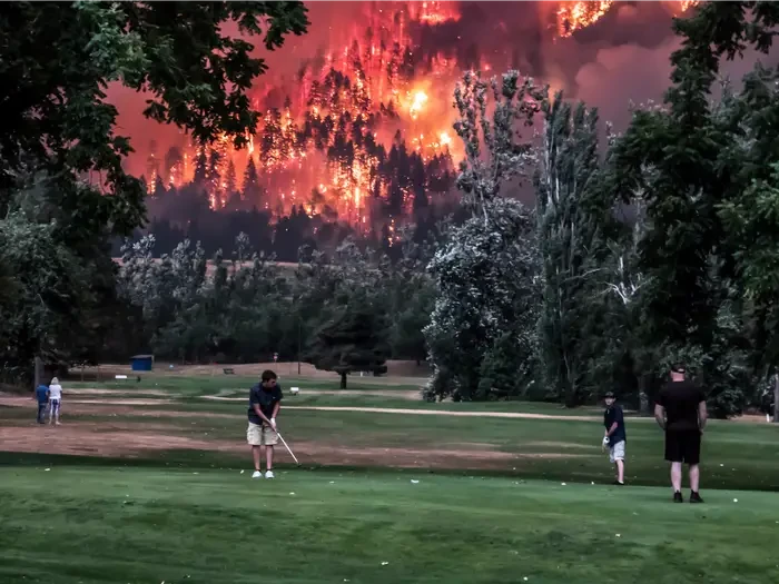 Foto de incêndio